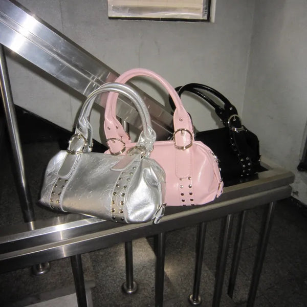 Studded Buckle Bag