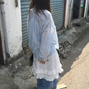 See-through Flower Shirt