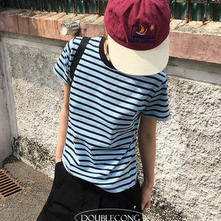 Bering Stripe Round Short Sleeve Tee