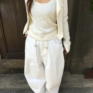 Flower Cardigan Set