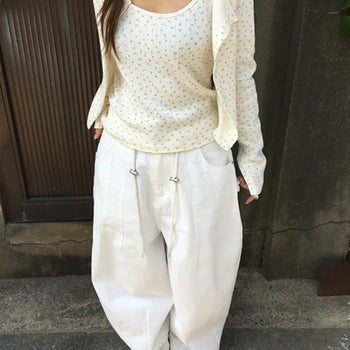 Flower Cardigan Set