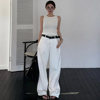 Move Cotton Balloon Fit Wide Pants