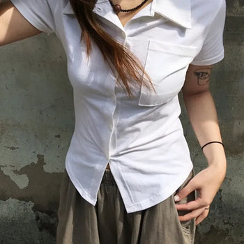Eight-pocket short-sleeve shirt