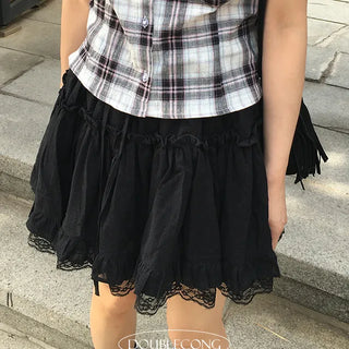 Cine Frill Lace Skirt
