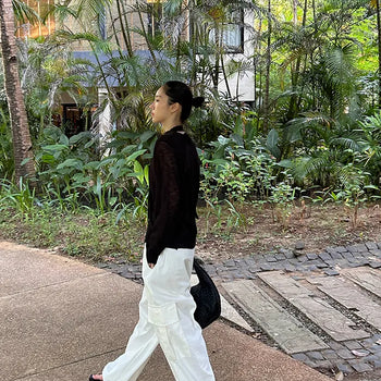 SUMMER Day String Cargo Pants