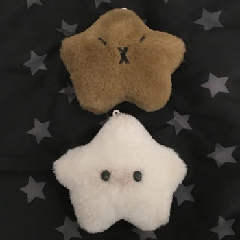 Brani Star Capybara Squeaky Plush Toy Keyring