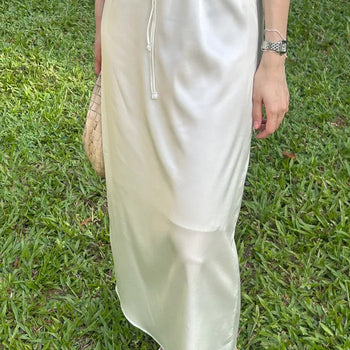 RENAI Soft Satin Skirt