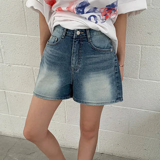 Glass vintage denim shorts