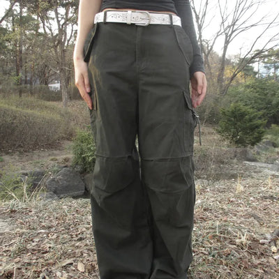 Khaki cargo pants