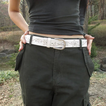 Flower Stud Belt (2 colors)