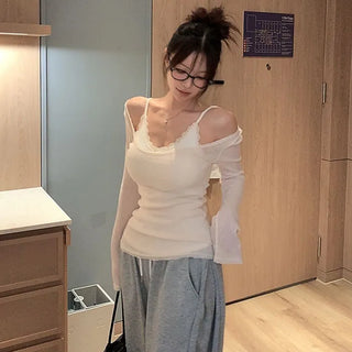 Jurain U-neck Knit T-shirt [10% Linen]