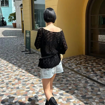 WA denim skirt pants
