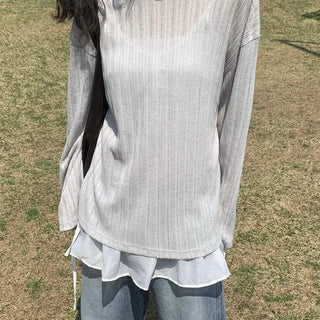 [Unisex] Soft See-through Knit (2 colors)
