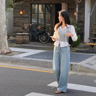 Nave Pintuck Puff Shirred Ribbon Blouse
