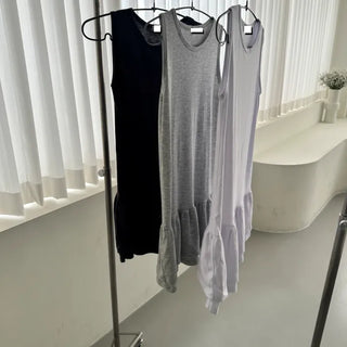 Laura Double Frill Sleeveless Top