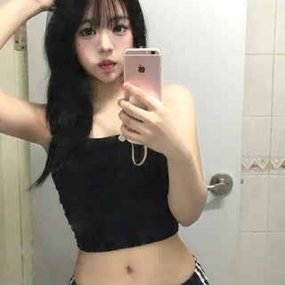 Julie inner pad crop tank top
