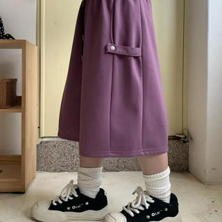 [UNISEX] Yoi Snap Bermuda Shorts