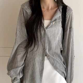Cereal Hooded Check Shirt, Effortless Chic, Loose Fit, Oversized Fit