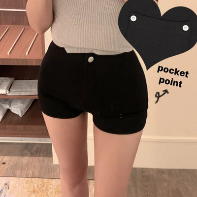 Attila High-Fit Elastic Waist Shorts