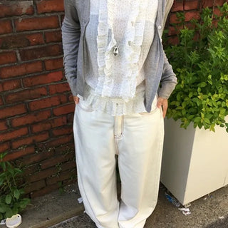 Dot Frill Blouse