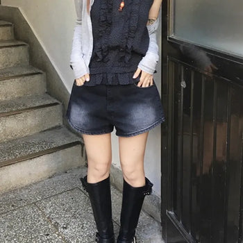 Vintage Washed Crotch Denim
