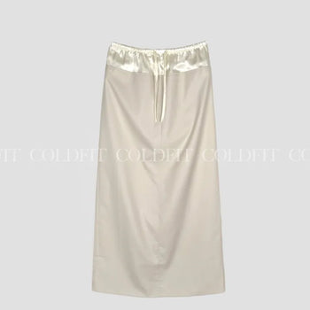 Layered banding skirt