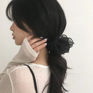 Organza Frill Scrunchie