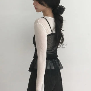frill bustier
