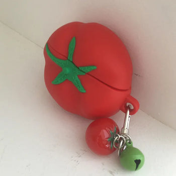 Tito Tomato Bell Keyring Set Silicone AirPods Case