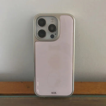 I-Love Cat Pink Silver Epoxy iPhone Case