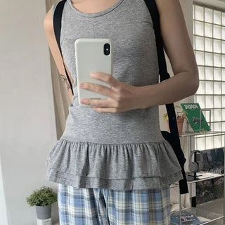 Hoko Cancan Frill Sleeveless