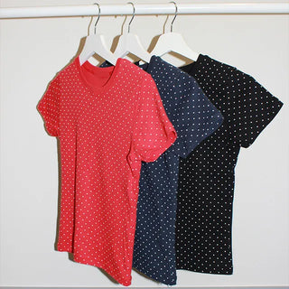 Dot Basic Short Sleeve T-shirt