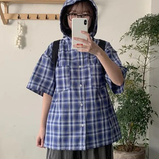 [UNISEX] Kuts Check Hoodie