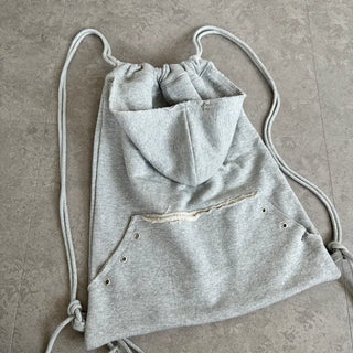 Hooded Drawstring Backpack