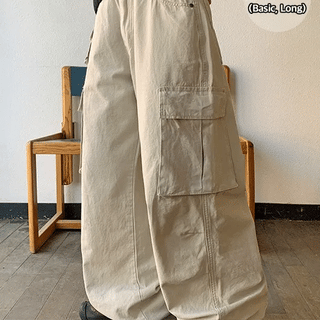 Oeni Cargo Parachute Cotton Pants