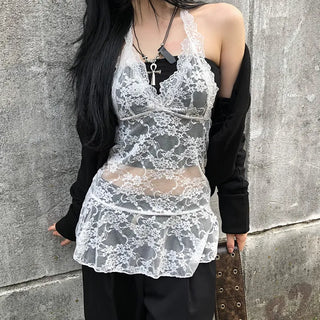 Deepin Holter | Lace Halterneck