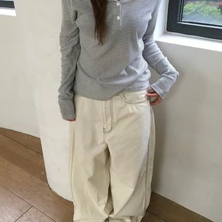 Hardy Stitch Wide Pants