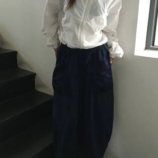 Net Cotton Wide Pants