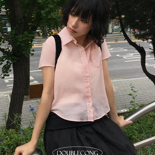 Ari Cap Sleeve Short Sleeve Shirt