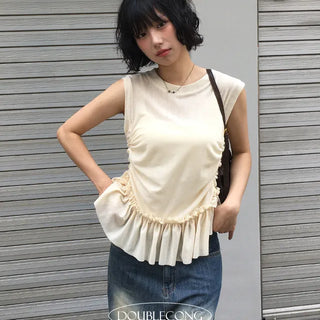 House Frill Round Sleeveless