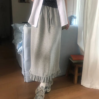 Moran Frill Long Skirt