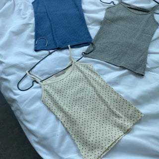 NT Flower Ribbed Sleeveless Top
