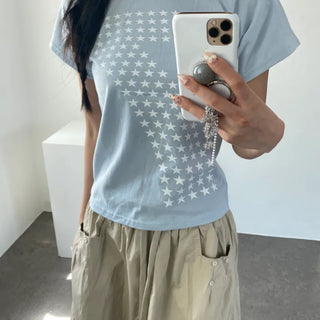 Star Lucky Raglan Short Sleeve Tee