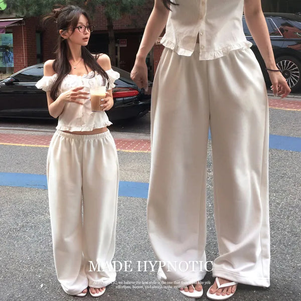 [MADE: In-house Production] Softie Lace Terry Wide Pants