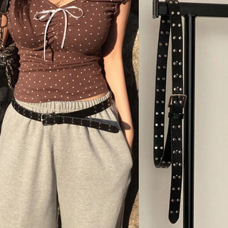 JT Studded Belt [Cowhide]