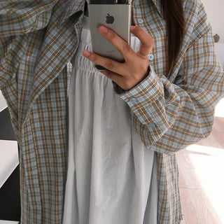 Moi Over Check Shirt
