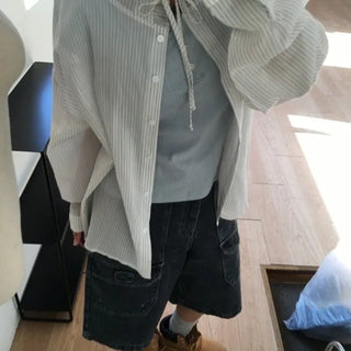 Soy Stripe Hoodie