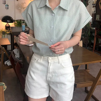 Merkin Check Short Sleeve Shirt