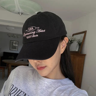 Picky Lettering Washed Cap