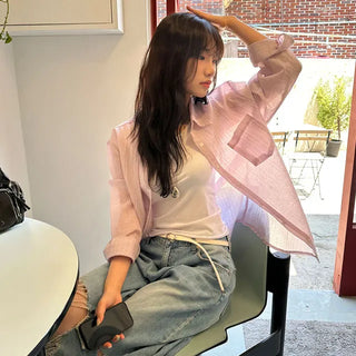 Jetty Cool Stripe Oversized Shirt 3 Colors